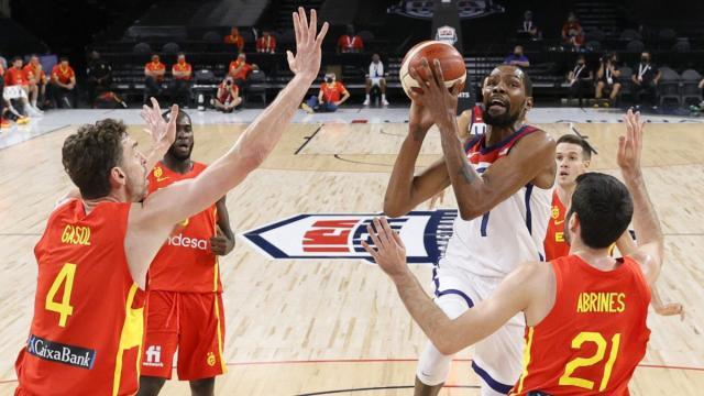 奥运男篮八强对阵：美国男篮提前遭遇西班牙